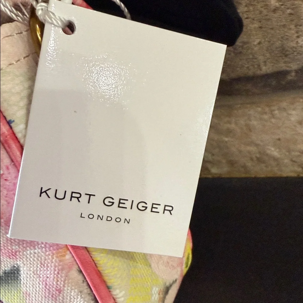 NWT Kurt Geiger Floral Pink Women's shoulder/crossbody Bag - Picture 5 of 6